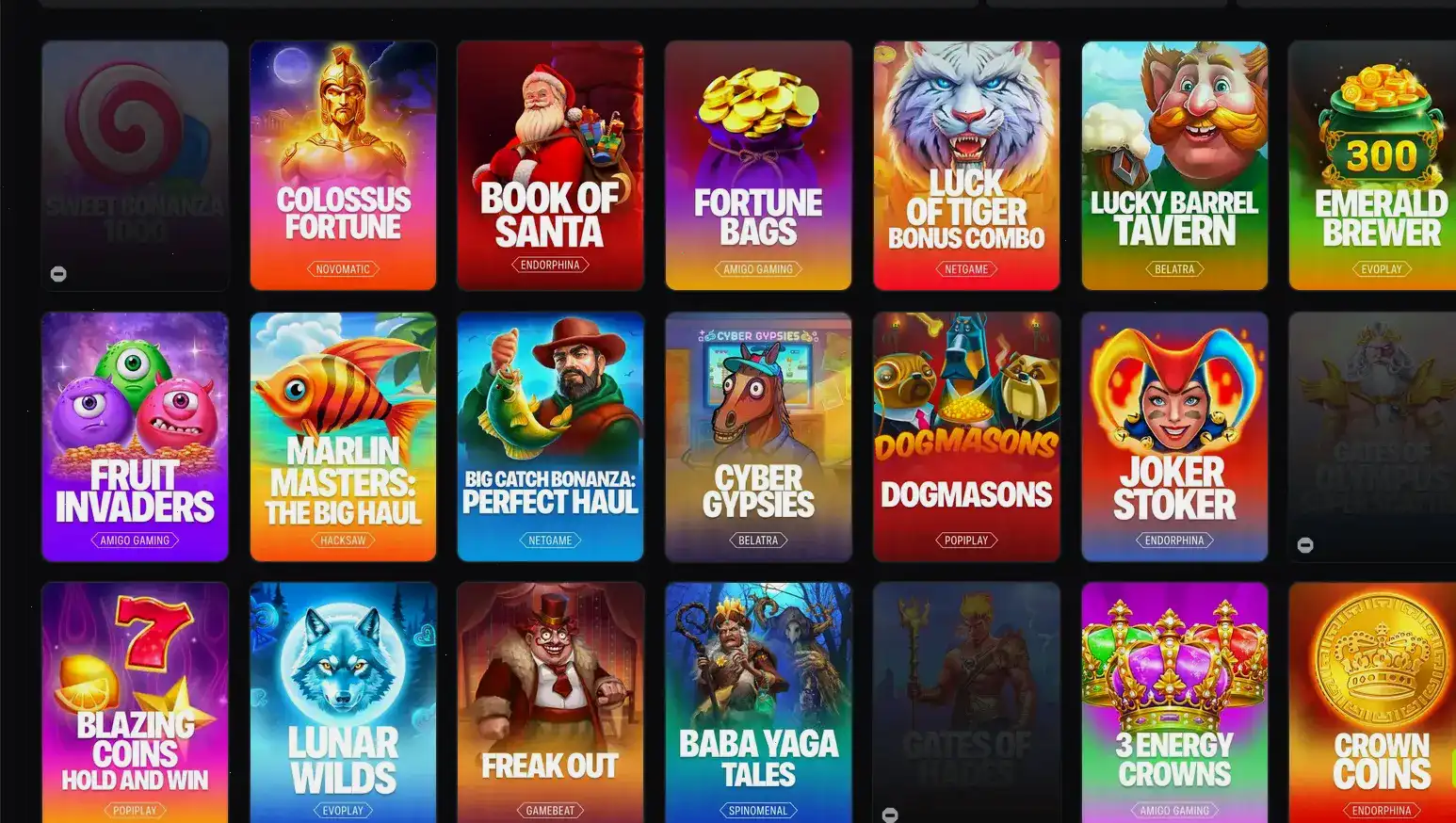 Мобильная версия Fresh casino